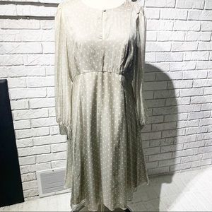 NWT Seraphine LUXE silk maternity dress